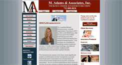 Desktop Screenshot of adamsinsure.com